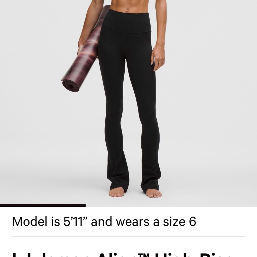 BNWT Lululemon Align High-Rise mini flare pant regular length